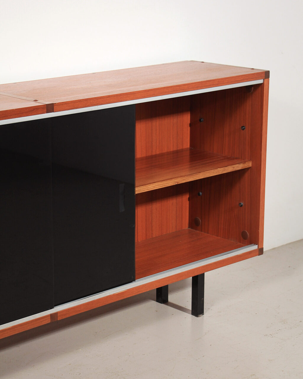 etagère acajou porte verre
